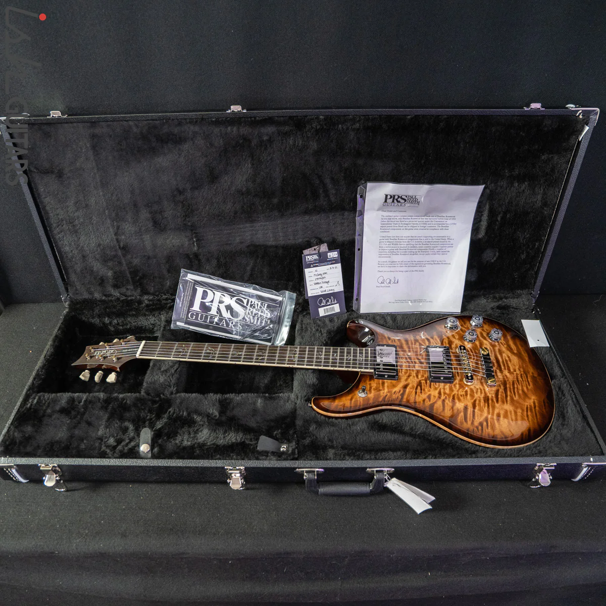 PRS McCarty 594 Wood Library Copperhead Burst 10 Top - Image 13