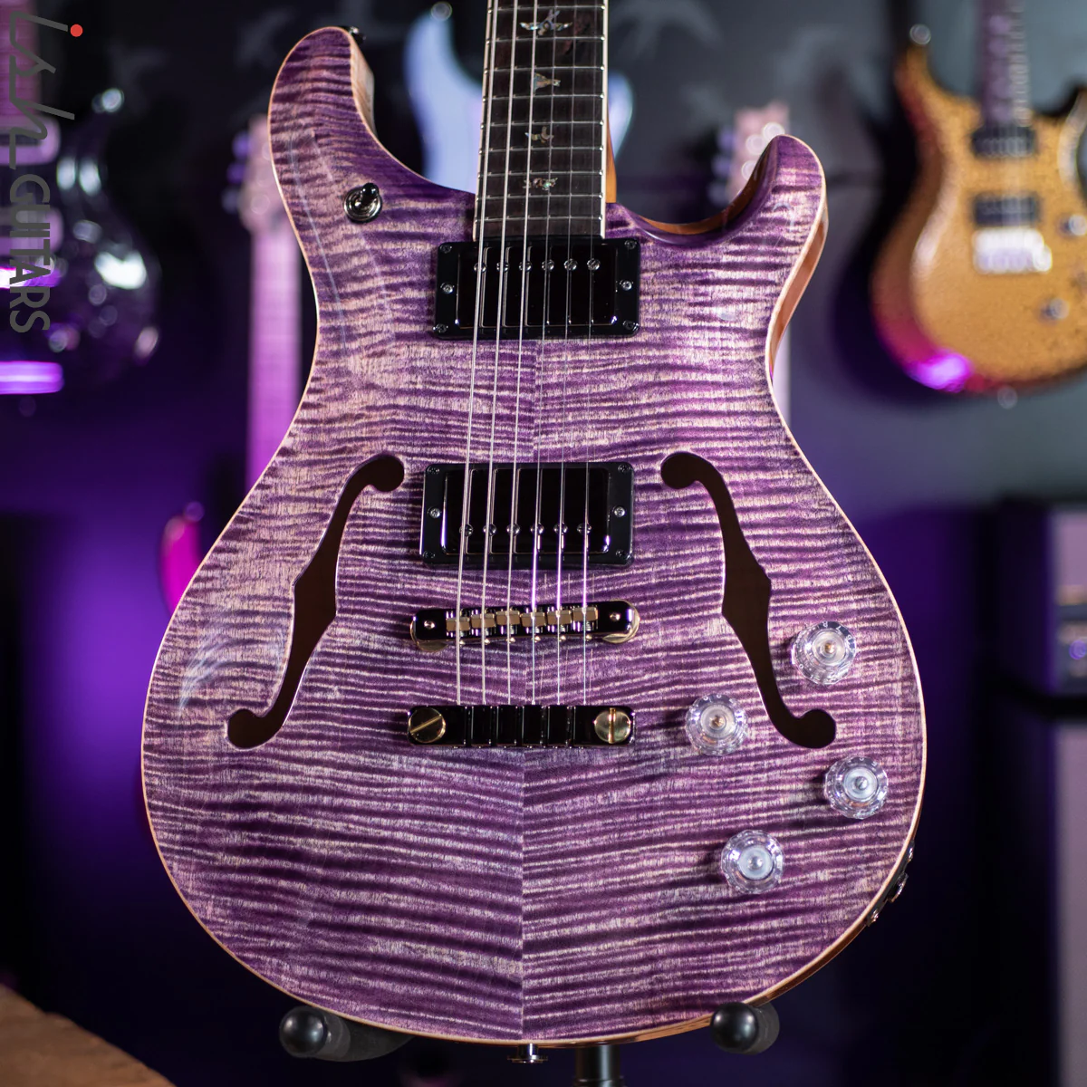 PRS McCarty 594 Hollowbody II Wood Library Faded Purple