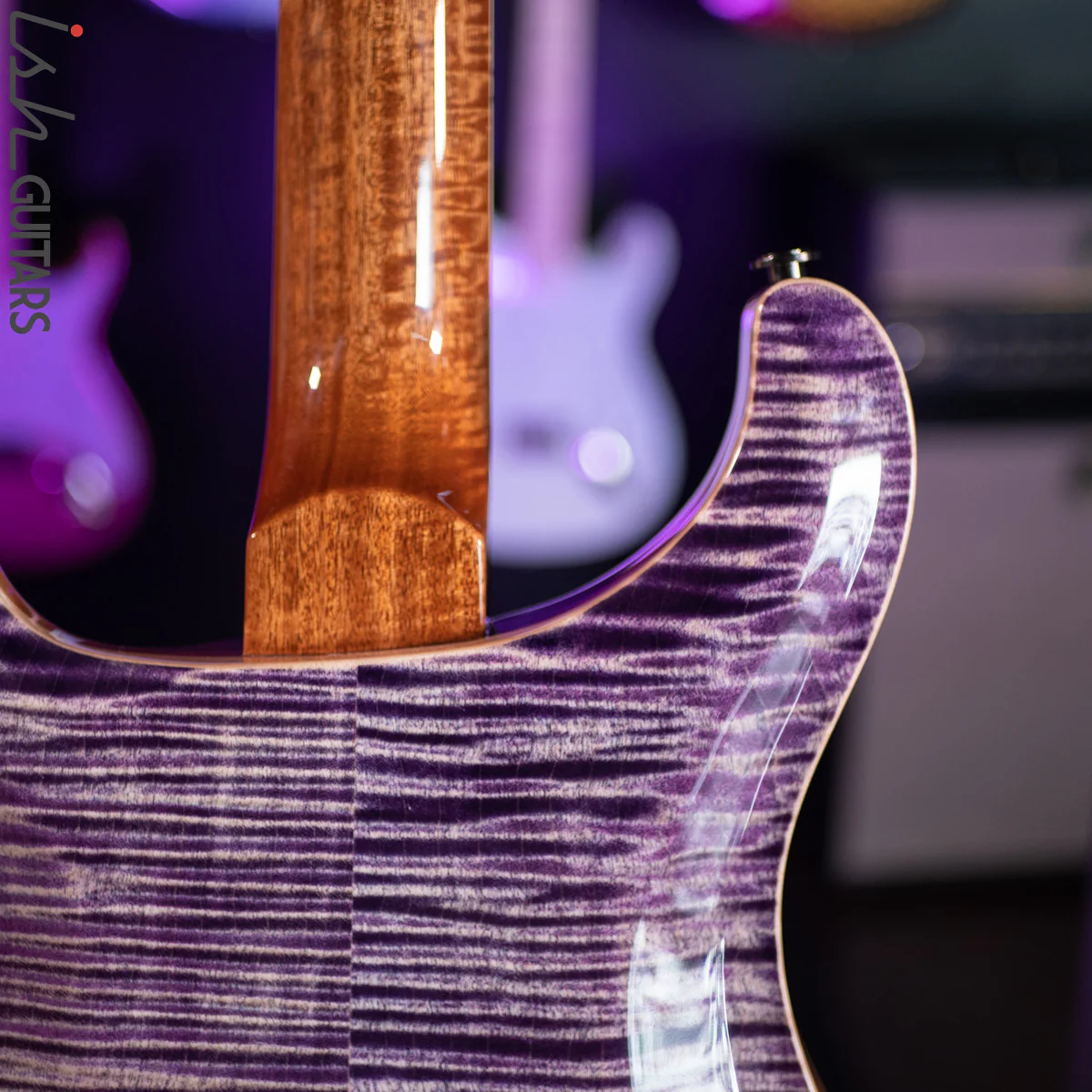PRS McCarty 594 Hollowbody II Wood Library Faded Purple - Image 11