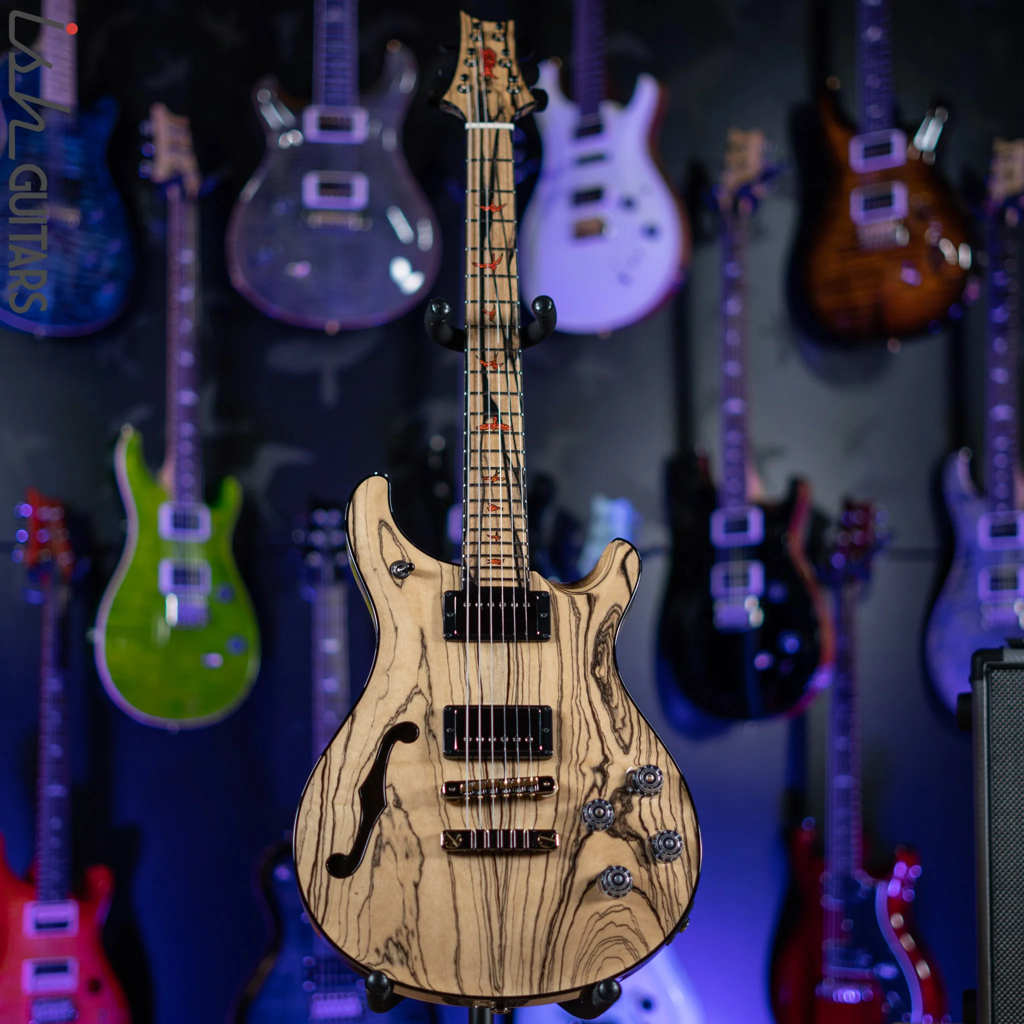 2021 PRS McCarty 594 Semi-Hollow Private Stock #9736 Natural Pale Moon Ebony - Image 2