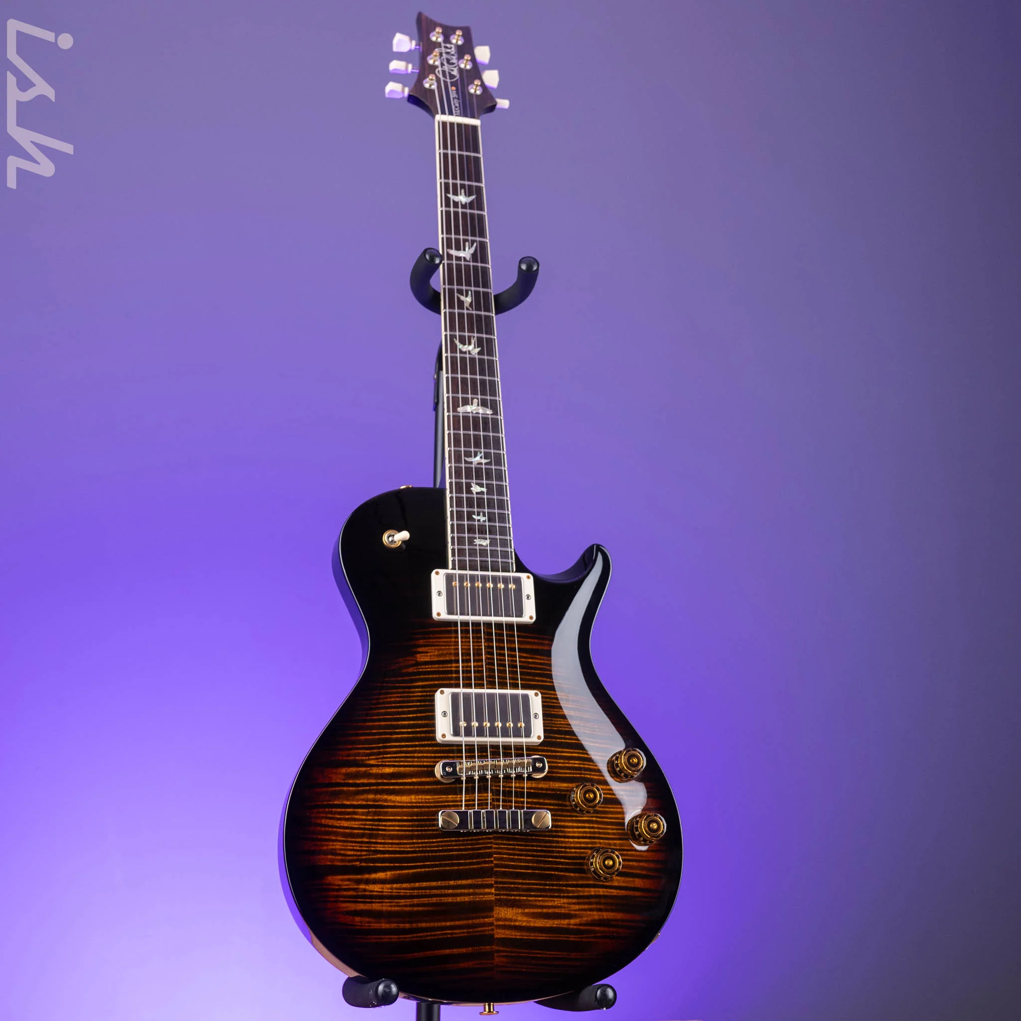2021 PRS McCarty 594 Singlecut 10-Top Black Gold Burst - Image 2