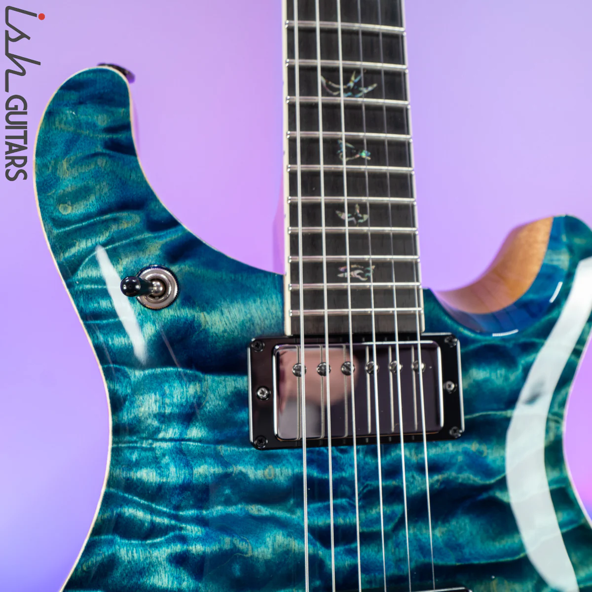 PRS McCarty 594 Wood Library River Blue 10 Top Quilt - Image 3
