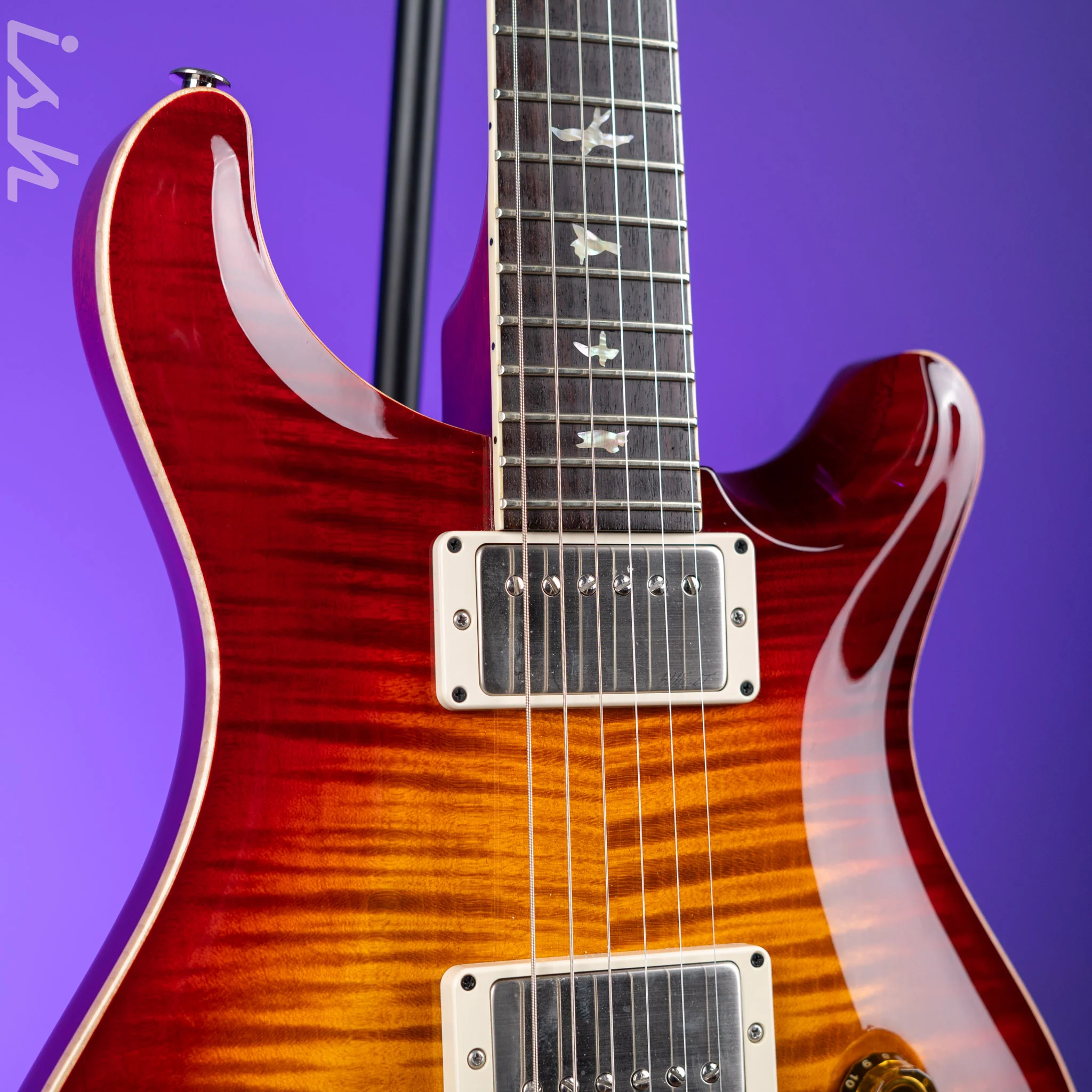 2021 PRS McCarty Doublecut Dark Cherry Sunburst - Image 3