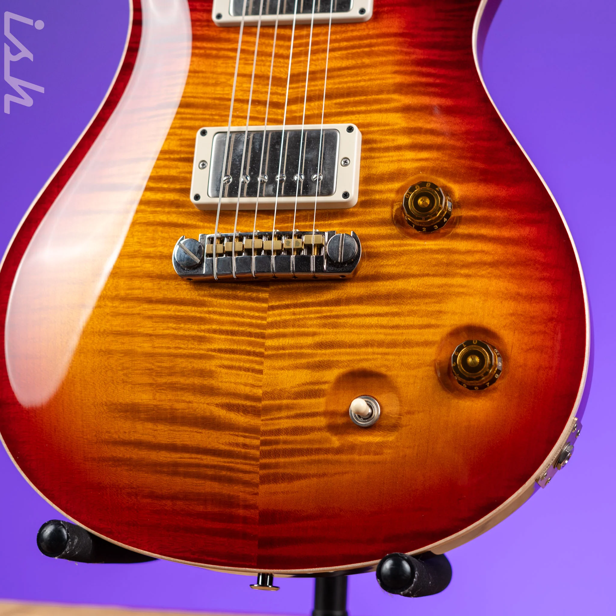 2021 PRS McCarty Doublecut Dark Cherry Sunburst - Image 4