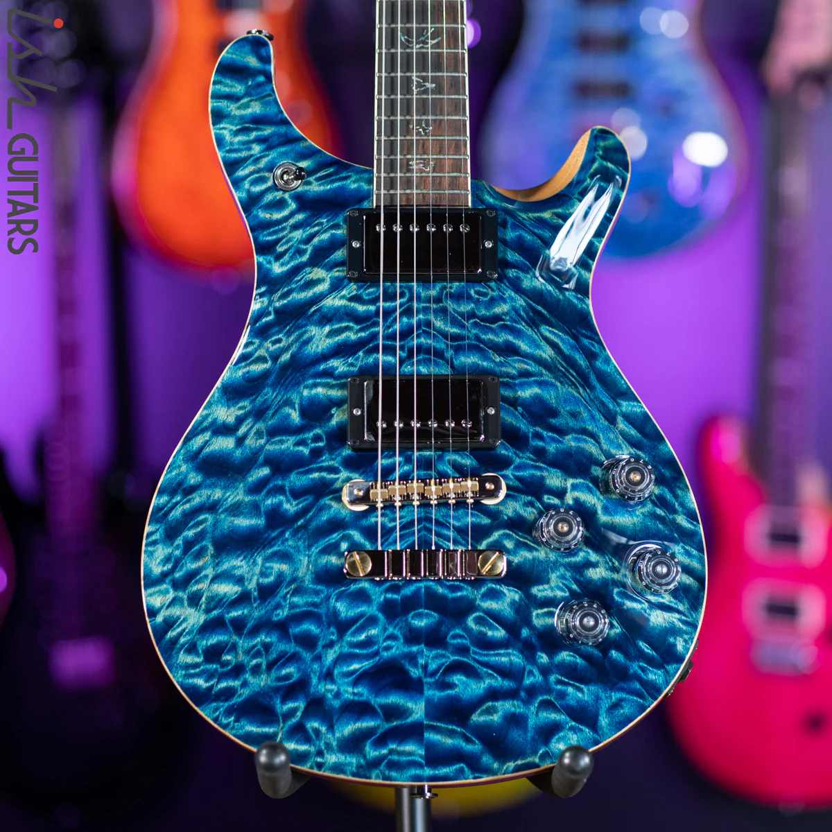 PRS McCarty 594 Wood Library River Blue 10 Top Quilt