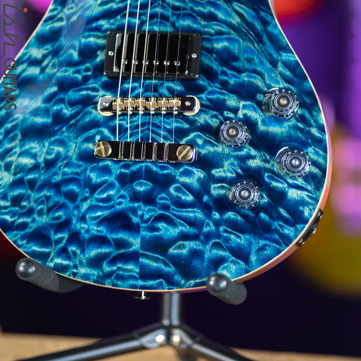 PRS McCarty 594 Wood Library River Blue 10 Top Quilt - Image 4