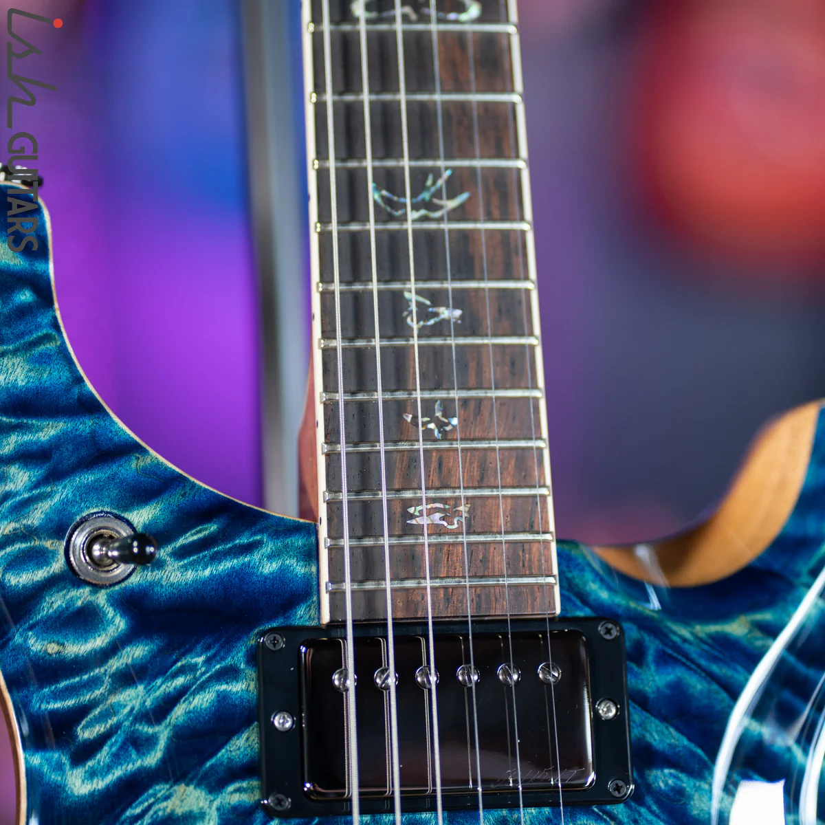 PRS McCarty 594 Wood Library River Blue 10 Top Quilt - Image 6