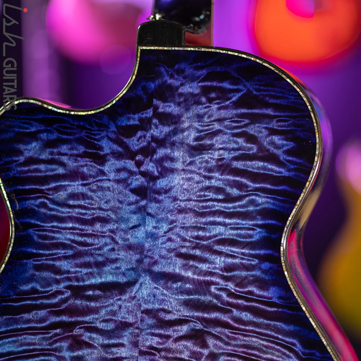 PRS Private Stock Angelus Acoustic Aqua Violet Smoked Burst - Image 14