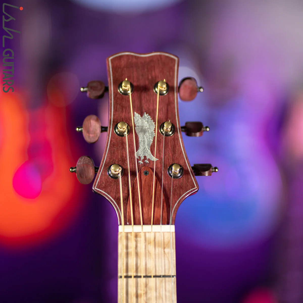 PRS Private Stock Angelus Acoustic Aqua Violet Smoked Burst - Image 7