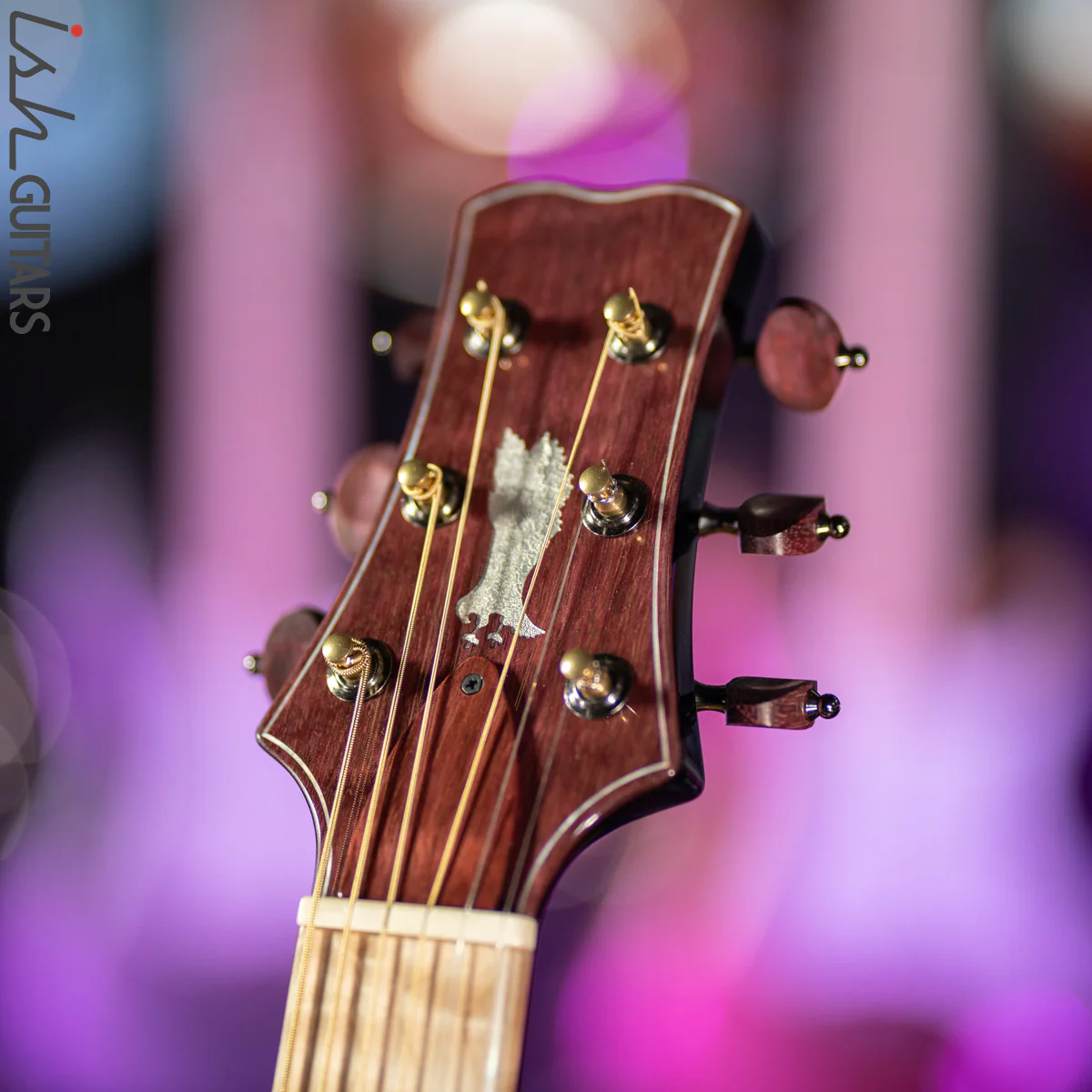 PRS Private Stock Angelus Acoustic Aqua Violet Smoked Burst - Image 8