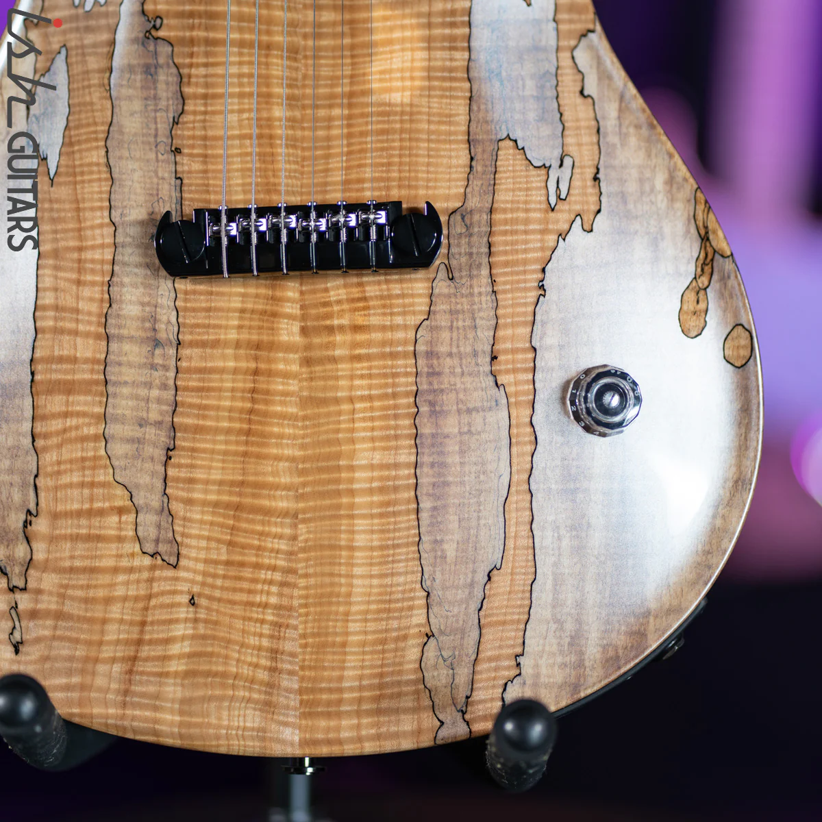 PRS Private Stock Custom 24 "Sculpture" Hollowbody Piezo Spalted Guitar - Image 4