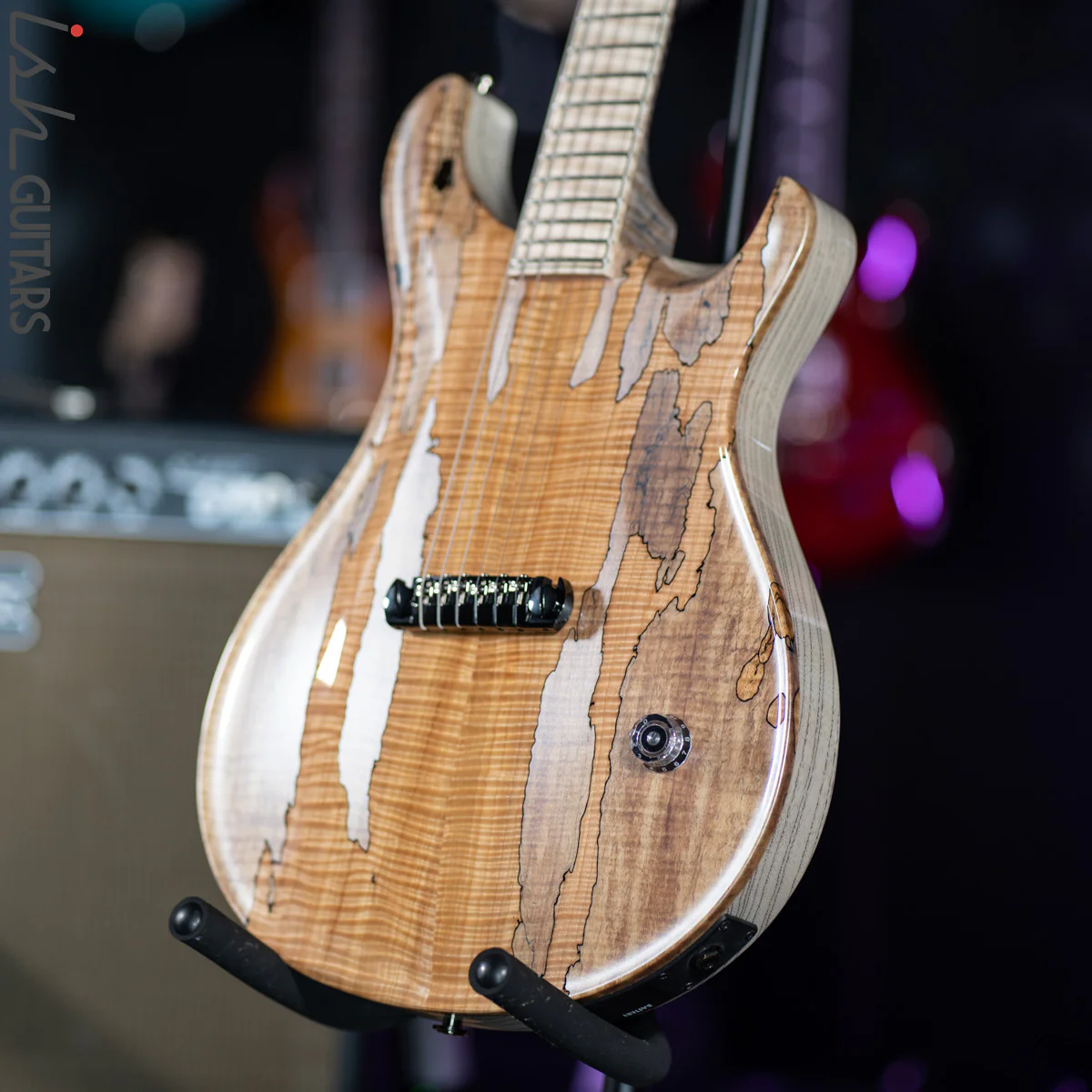 PRS Private Stock Custom 24 "Sculpture" Hollowbody Piezo Spalted Guitar - Image 6