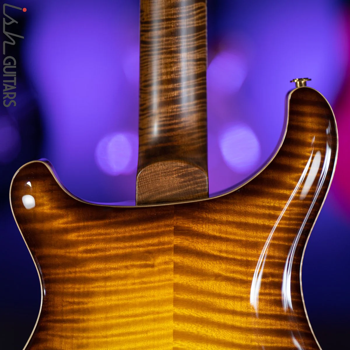 2021 PRS Private Stock Hollowbody II 24 Fret Honey Gold Smoked Burst - Image 14