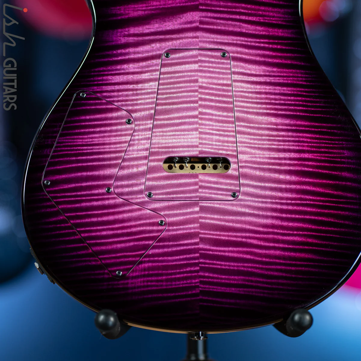 2021 PRS Private Stock Modern Eagle V Midnight Orchid Glow Smoked Burst - Image 13