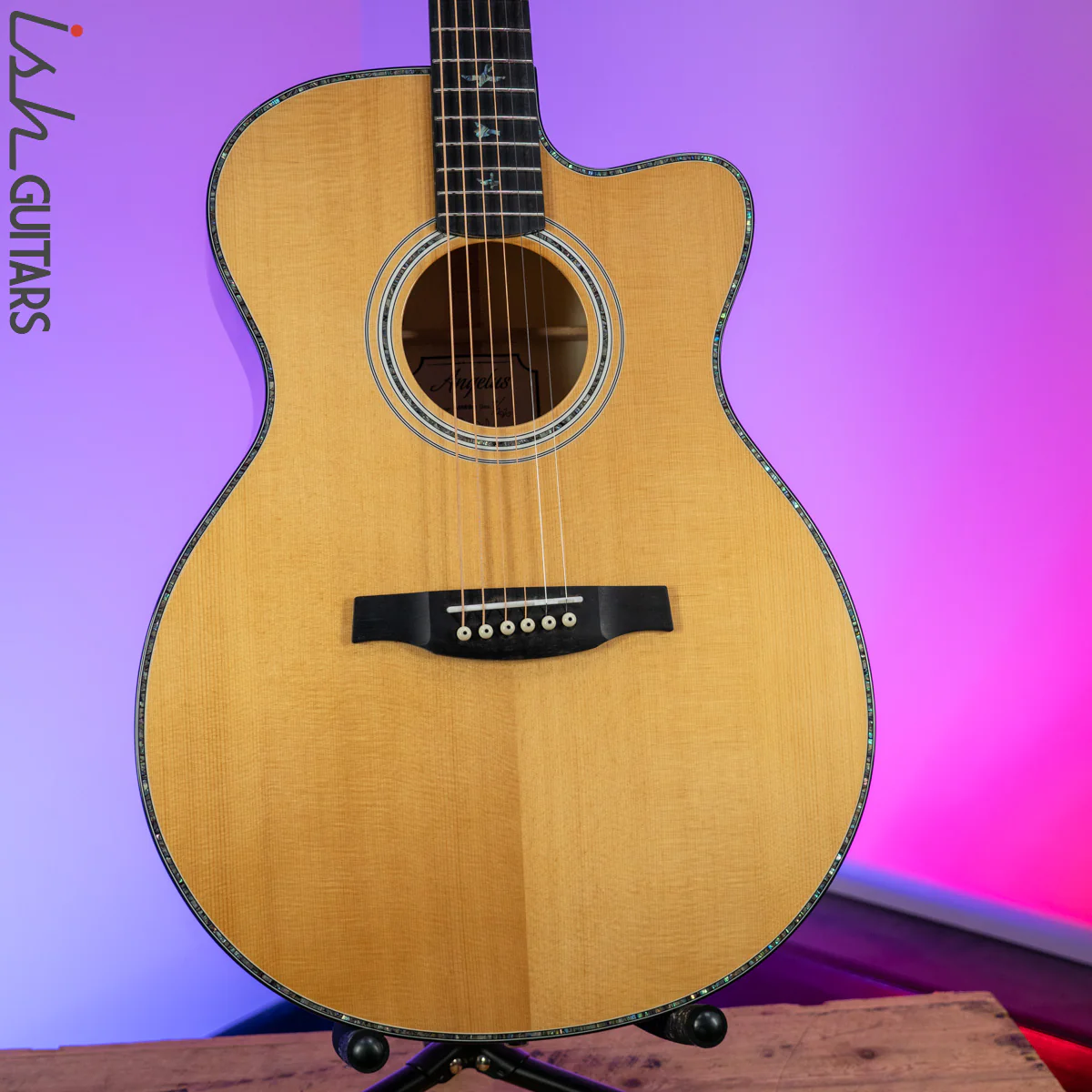 PRS SE Angelus A55EBG Black Gold Acoustic - Image 2