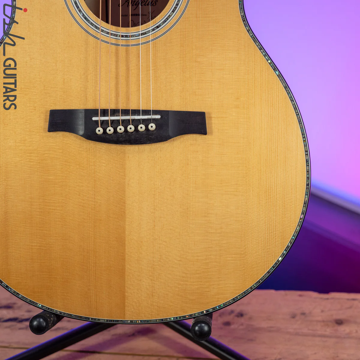 PRS SE Angelus A55EBG Black Gold Acoustic - Image 5