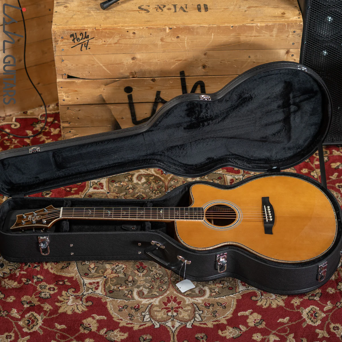 PRS SE A60E Angelus Acoustic Electric Guitar Ziricote - Image 12