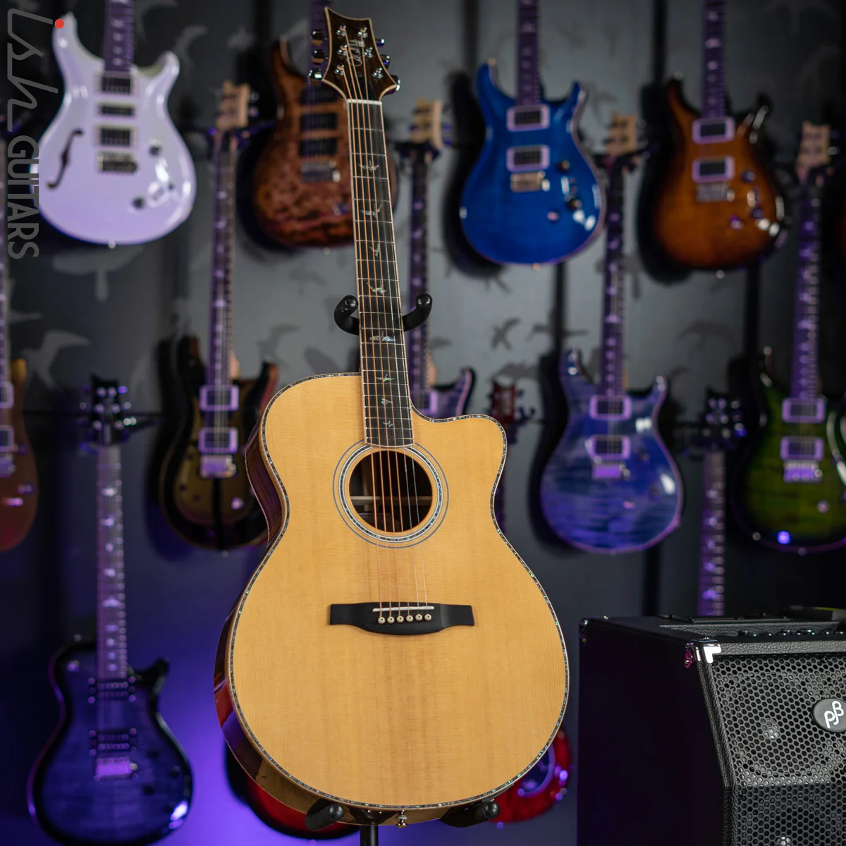 PRS SE A60E Angelus Acoustic Electric Guitar Ziricote - Image 3