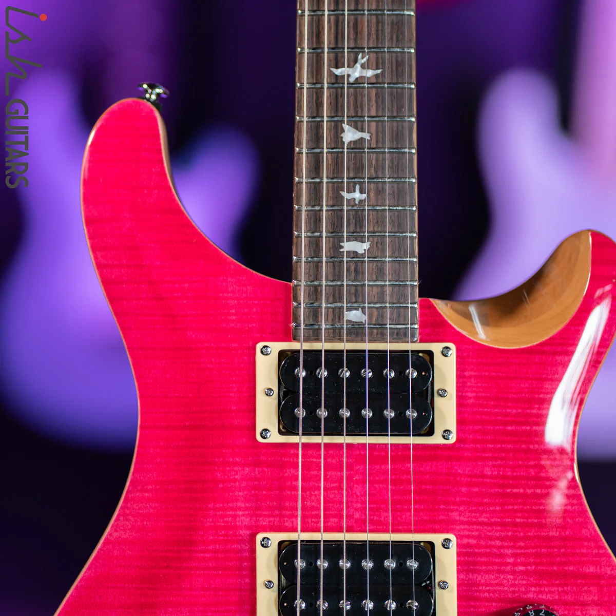 2021 PRS SE Custom 24 Bonnie Pink Demo - Image 3
