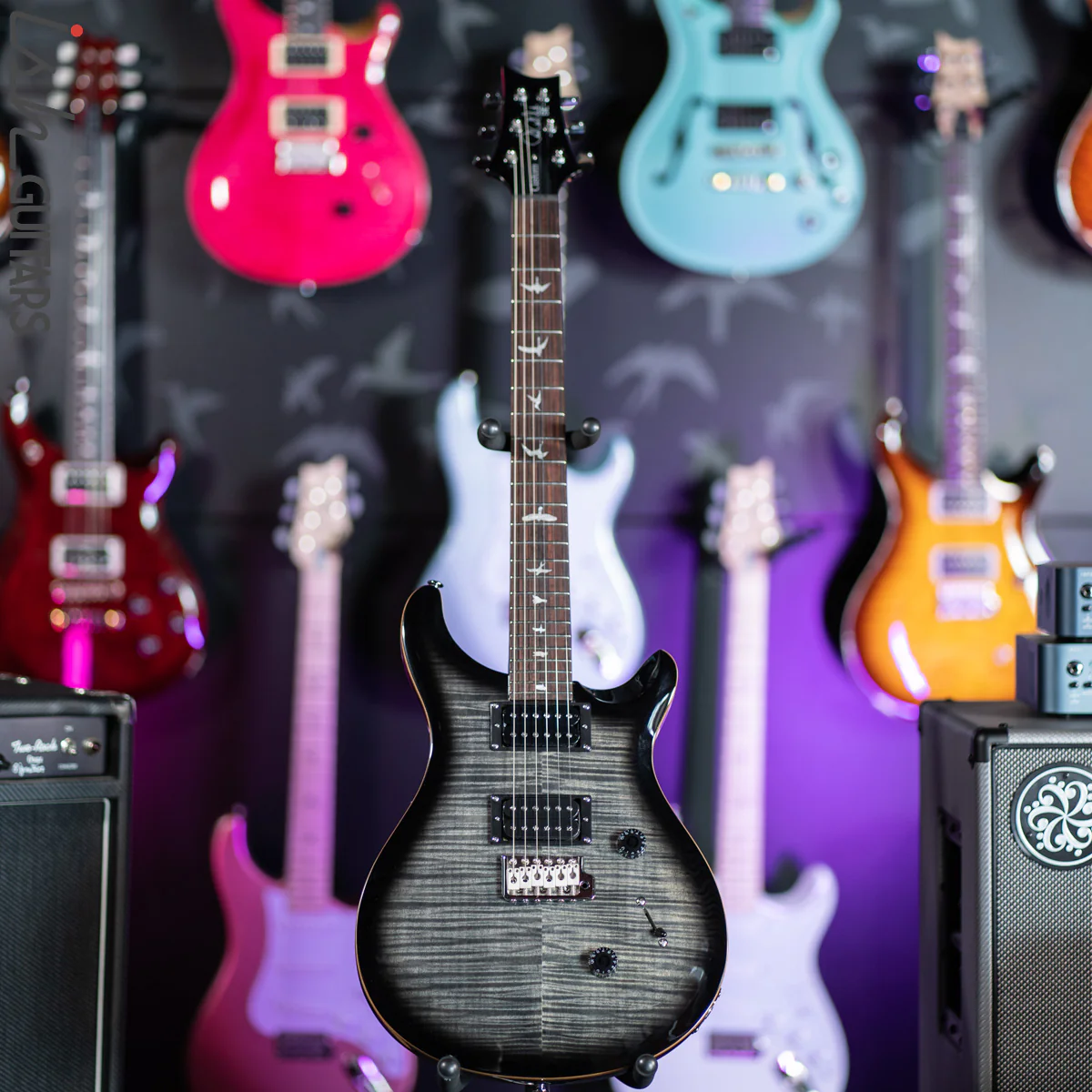 PRS SE Custom 24 Charcoal Burst - Image 3