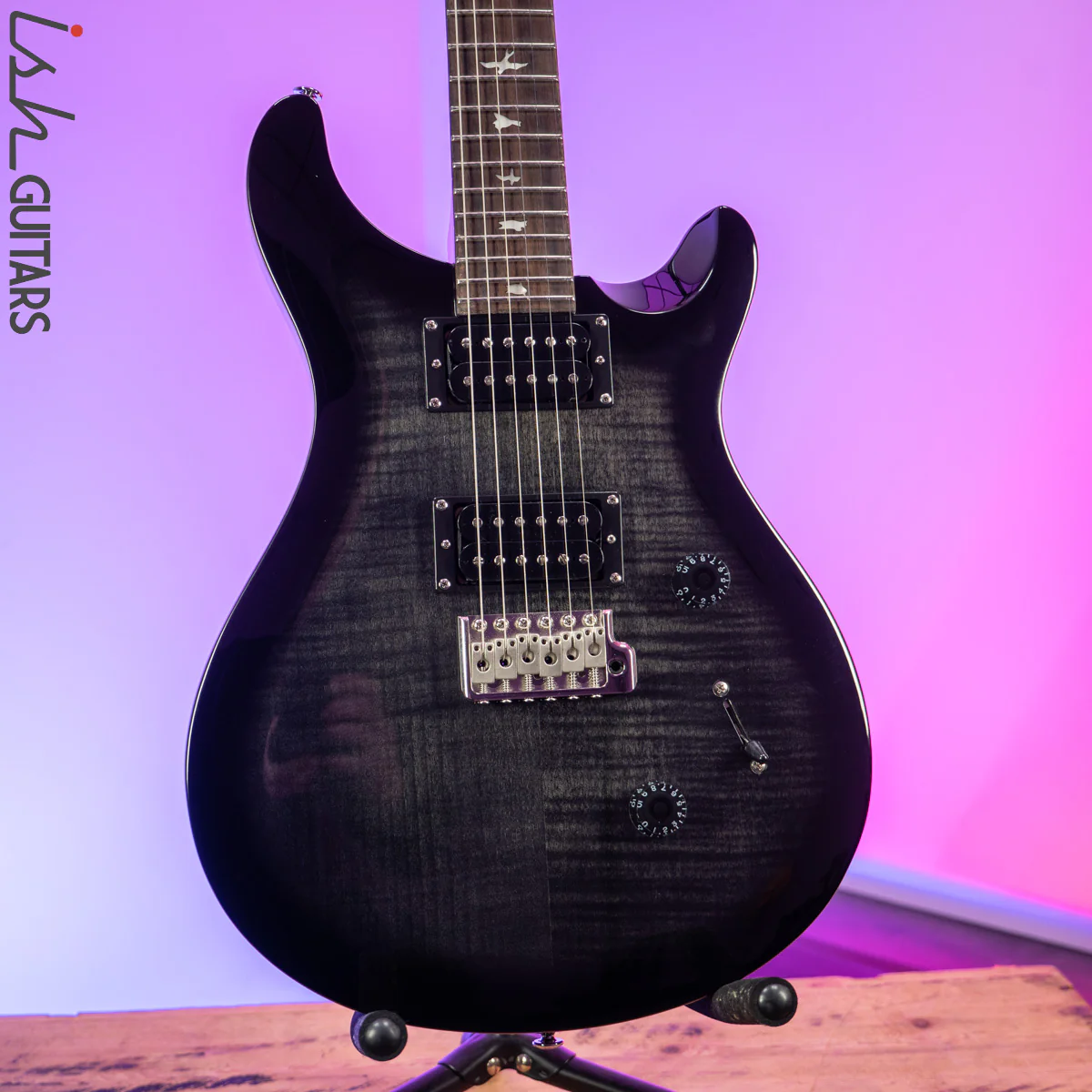 2020 PRS SE Custom 24 Charcoal Burst