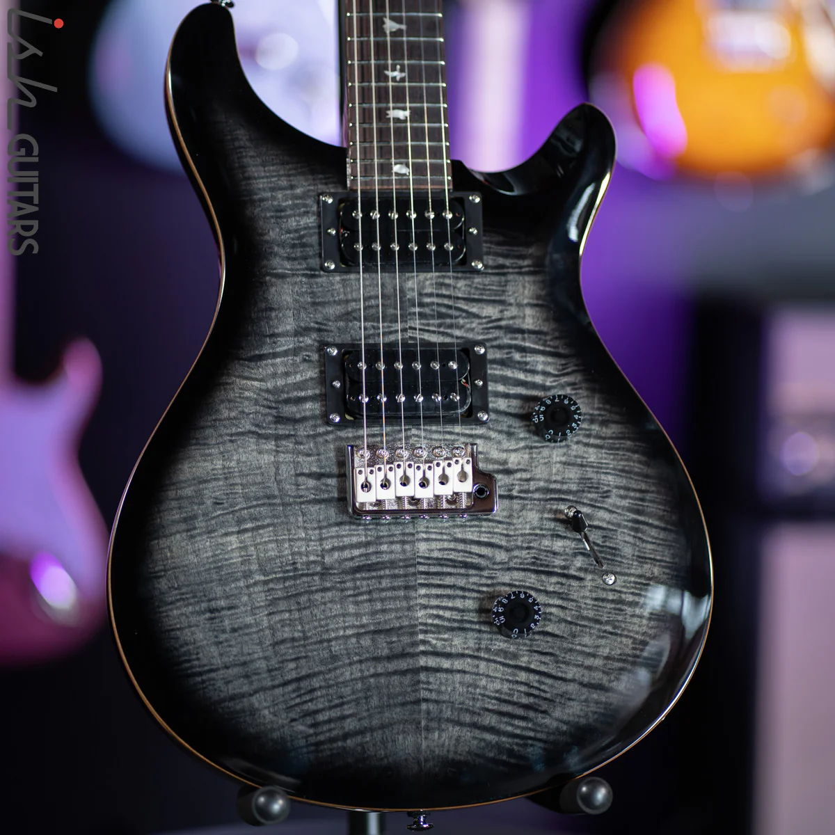 2021 PRS SE Custom 24 Charcoal Burst
