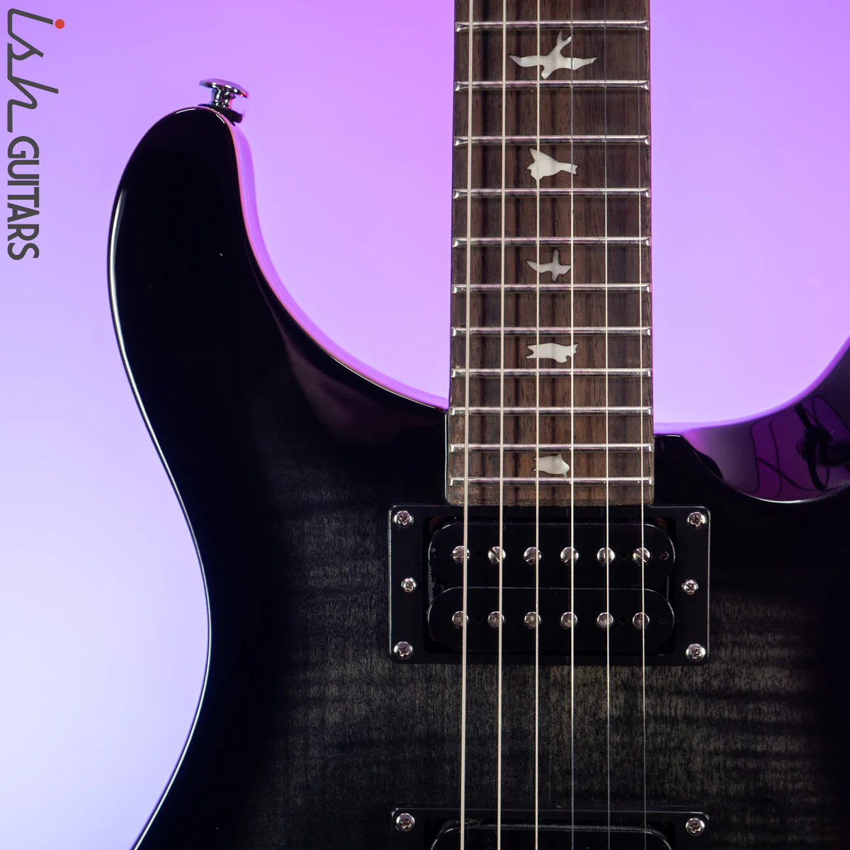 2020 PRS SE Custom 24 Charcoal Burst - Image 3
