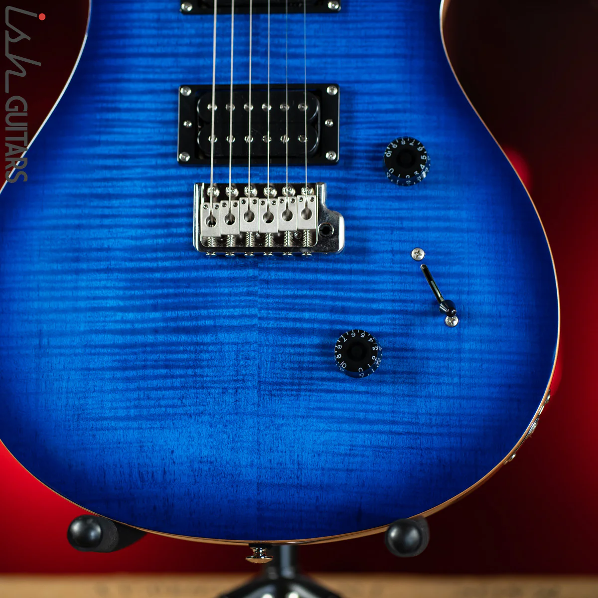 PRS SE Custom 24 Faded Blue Burst - Image 4