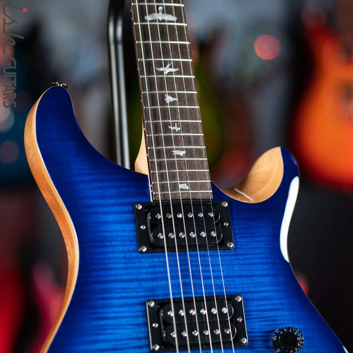 PRS SE Custom 24 Faded Blue Burst - Image 5