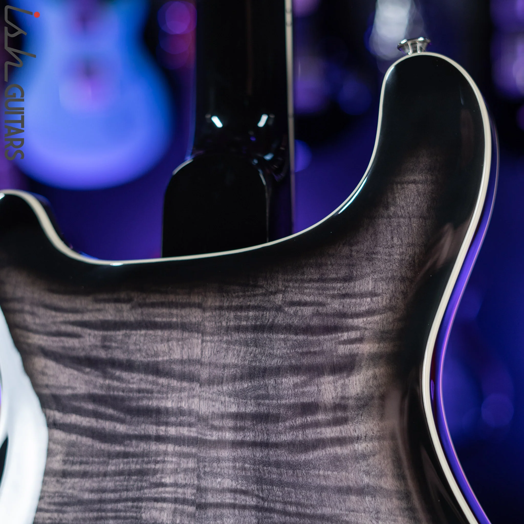 2021 PRS SE Hollowbody Electric Guitar Charcoal Burst - Image 11
