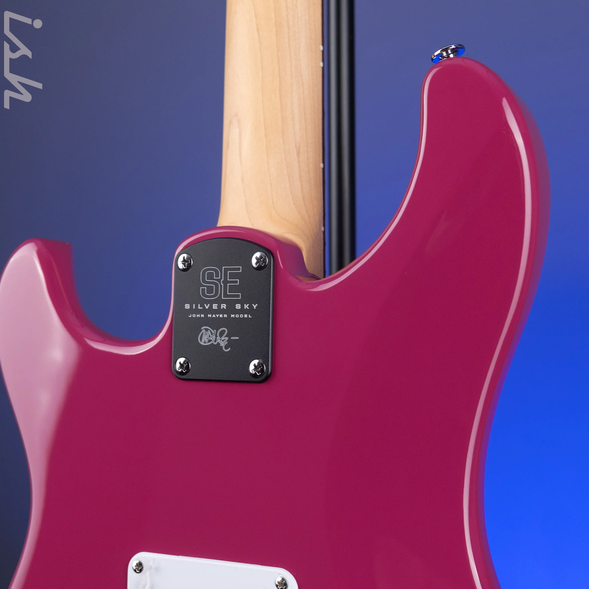2021 PRS SE Silver Sky Dragon Fruit Demo - Image 10