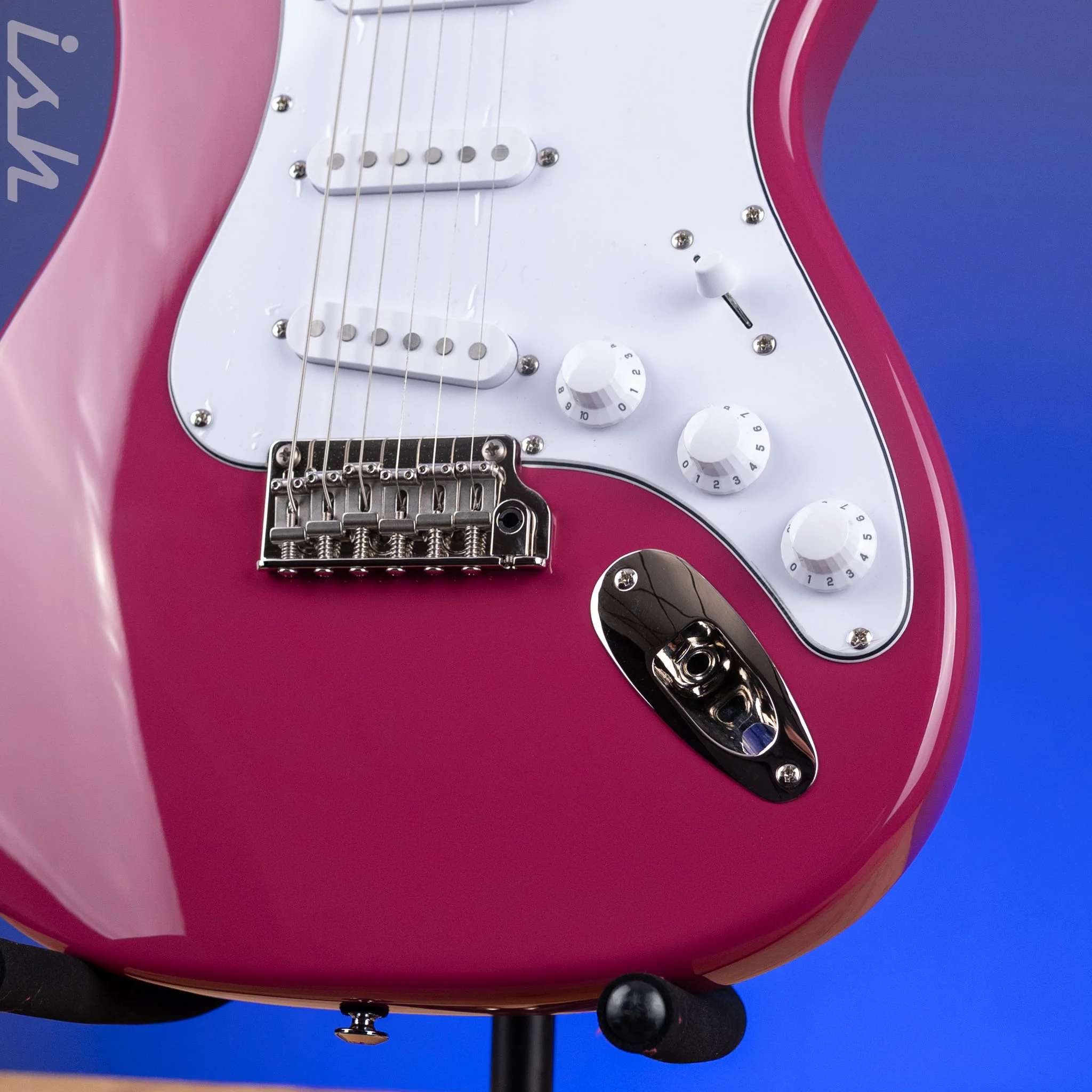 2021 PRS SE Silver Sky Dragon Fruit Demo - Image 5