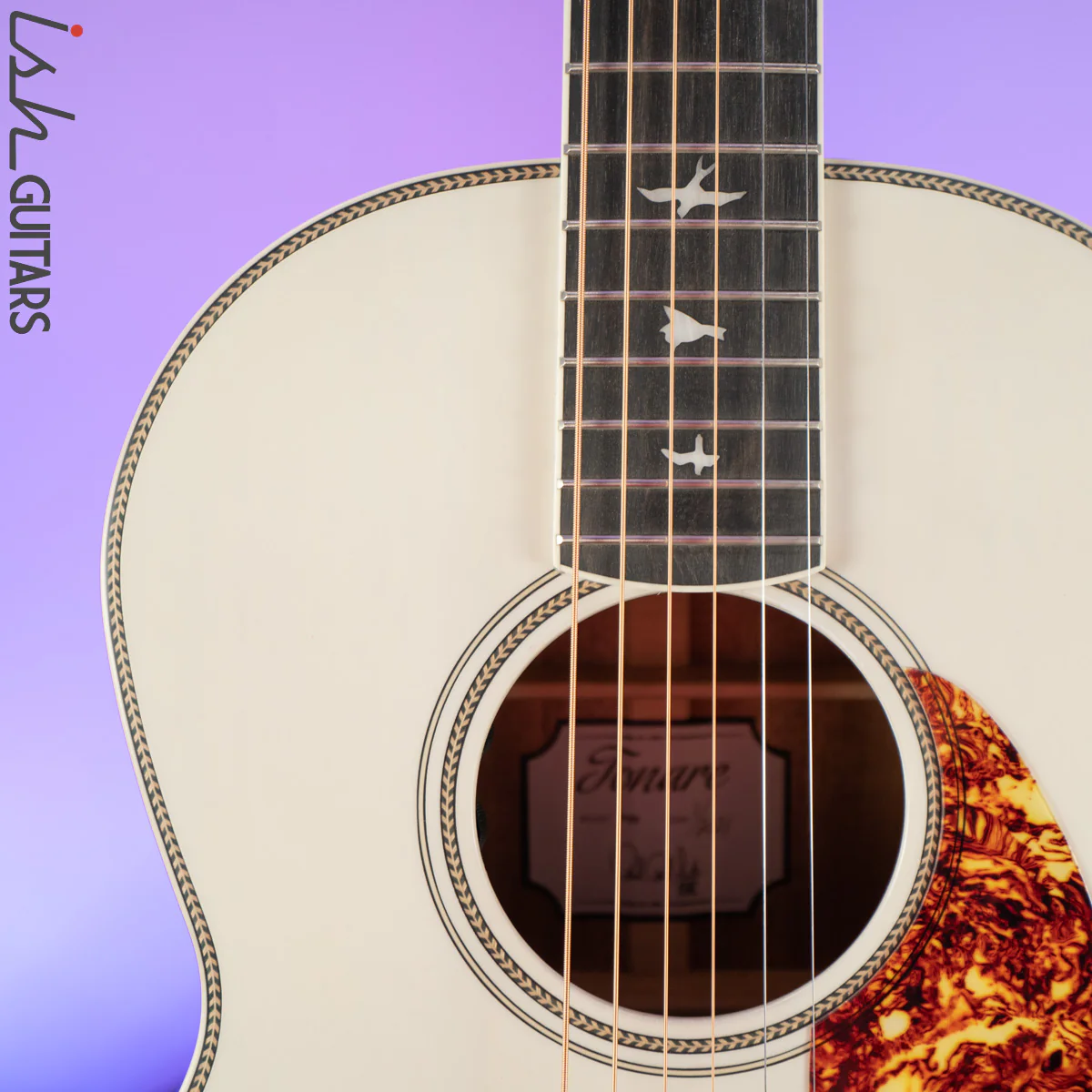 2021 PRS SE P20E Parlor Antique White - Image 3