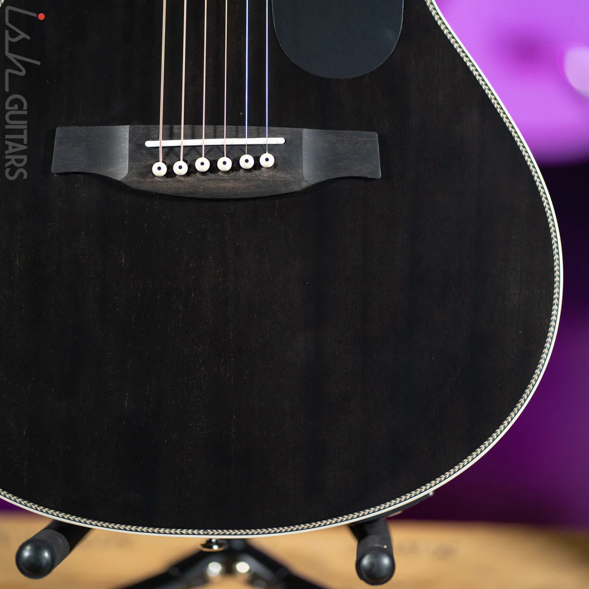 PRS SE P20E Parlor Acoustic Electric Charcoal Store Demo - Image 4