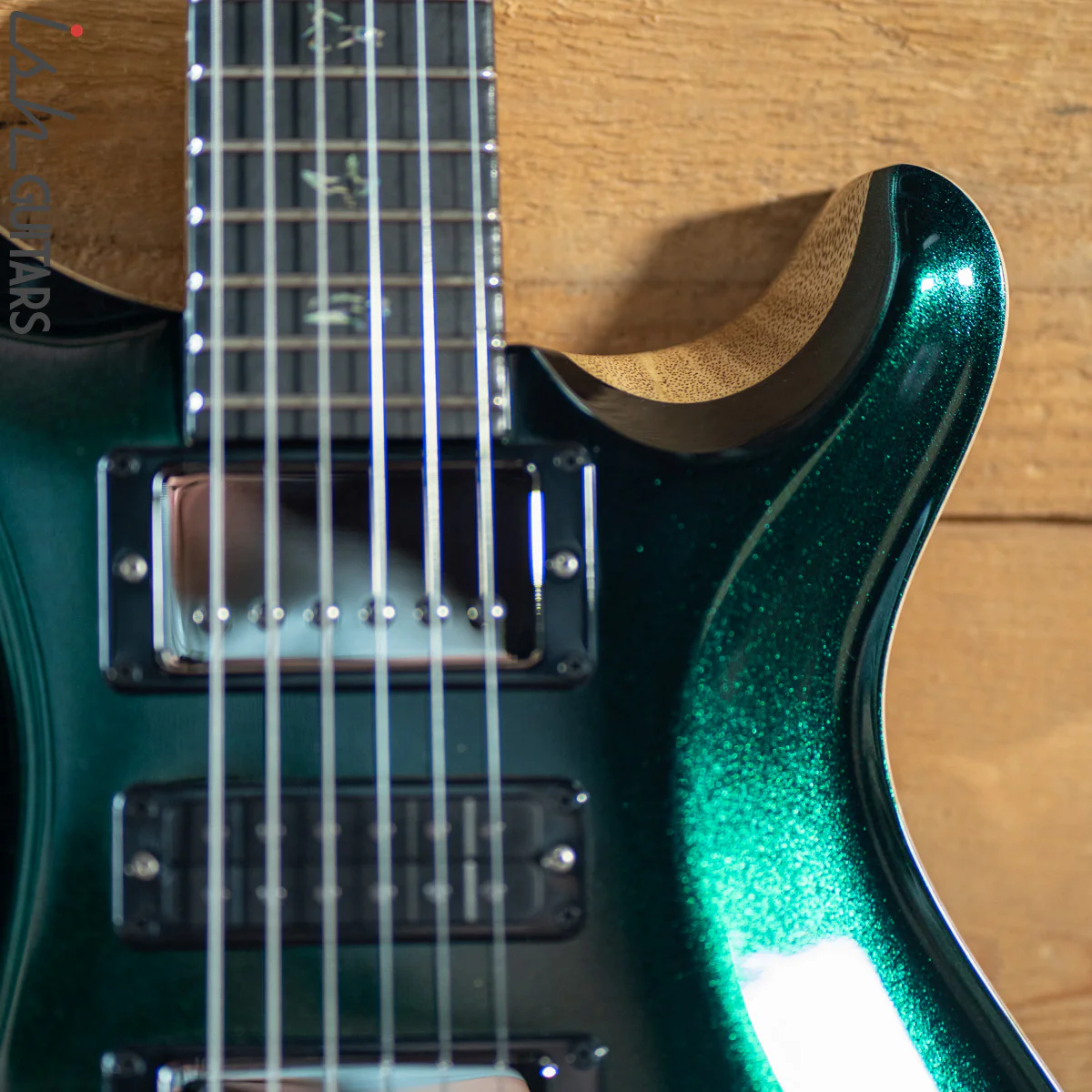 2021 PRS Special 22 Semi-Hollow Wood Library Custom Color Evergreen Metallic - Image 3