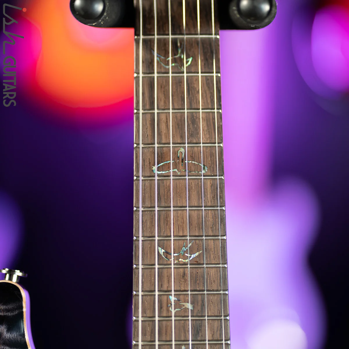 PRS Custom 24 Wood Library 1 Piece 10 Top Quilt Rosewood Neck Purple Mist - Image 6