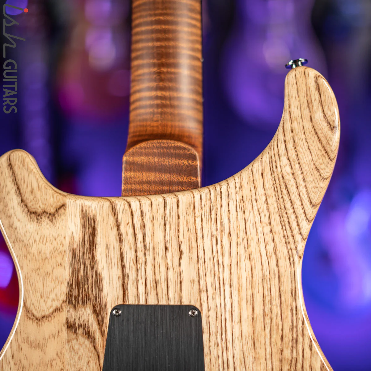 2021 PRS Wood Library Custom 24 10 Top Quilt Torrefied Maple Neck Natural Gloss - Image 10