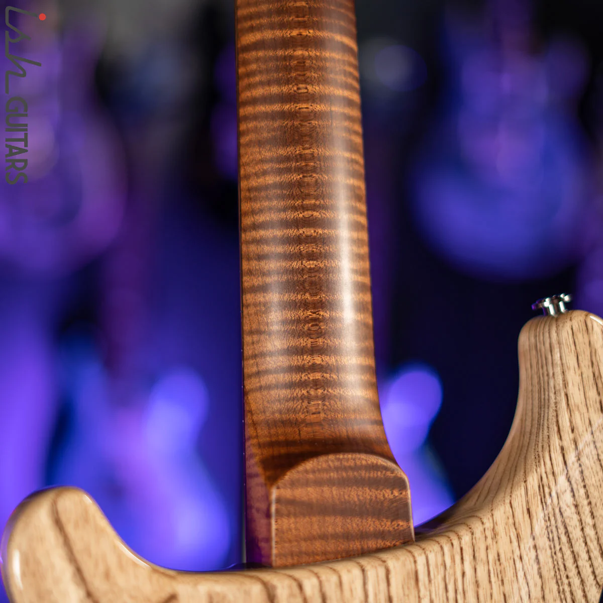 2021 PRS Wood Library Custom 24 10 Top Quilt Torrefied Maple Neck Natural Gloss - Image 12