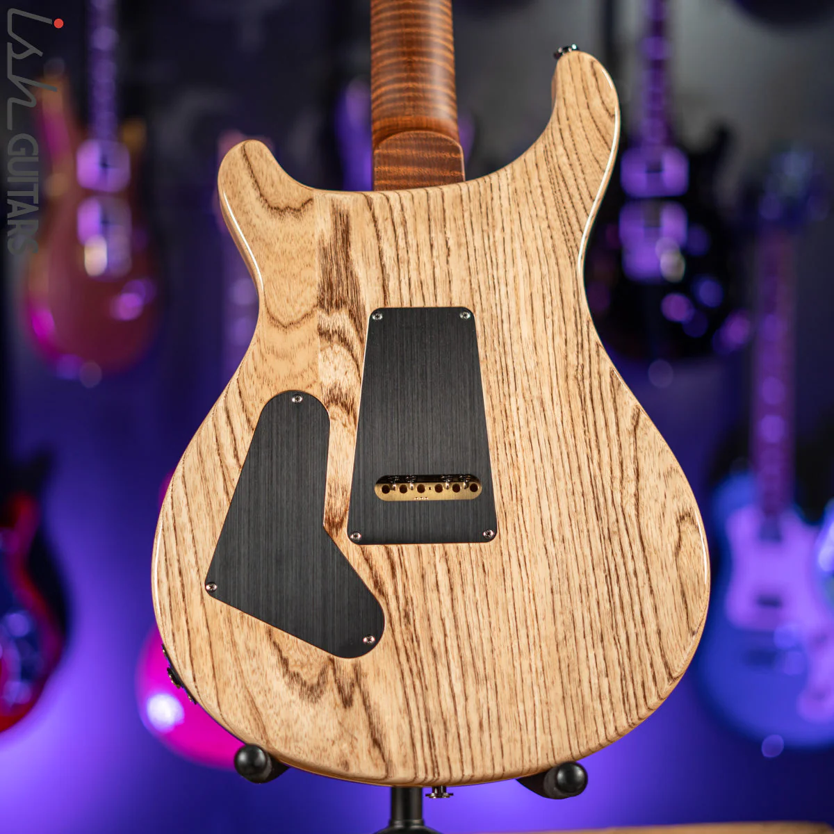 2021 PRS Wood Library Custom 24 10 Top Quilt Torrefied Maple Neck Natural Gloss - Image 9