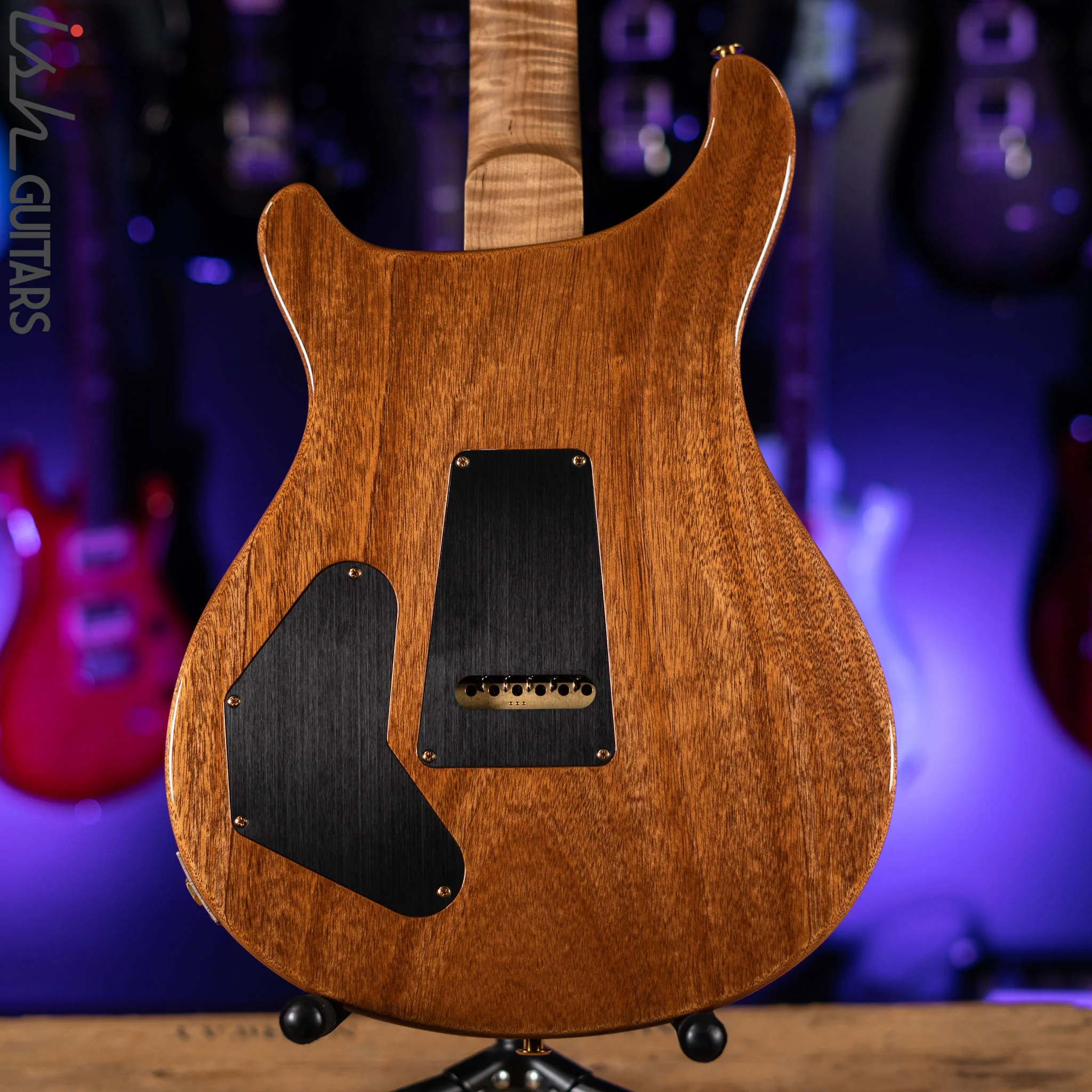 2021 PRS Wood Library DGT Figured Maple Neck Platinum Satin - Image 8