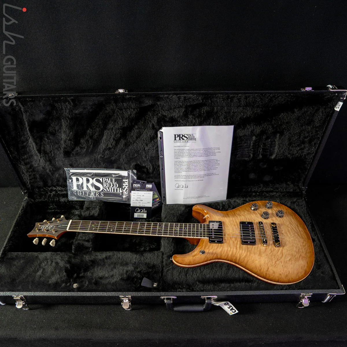 PRS McCarty 594 Wood Library Vintage Natural 10 Top - Image 14