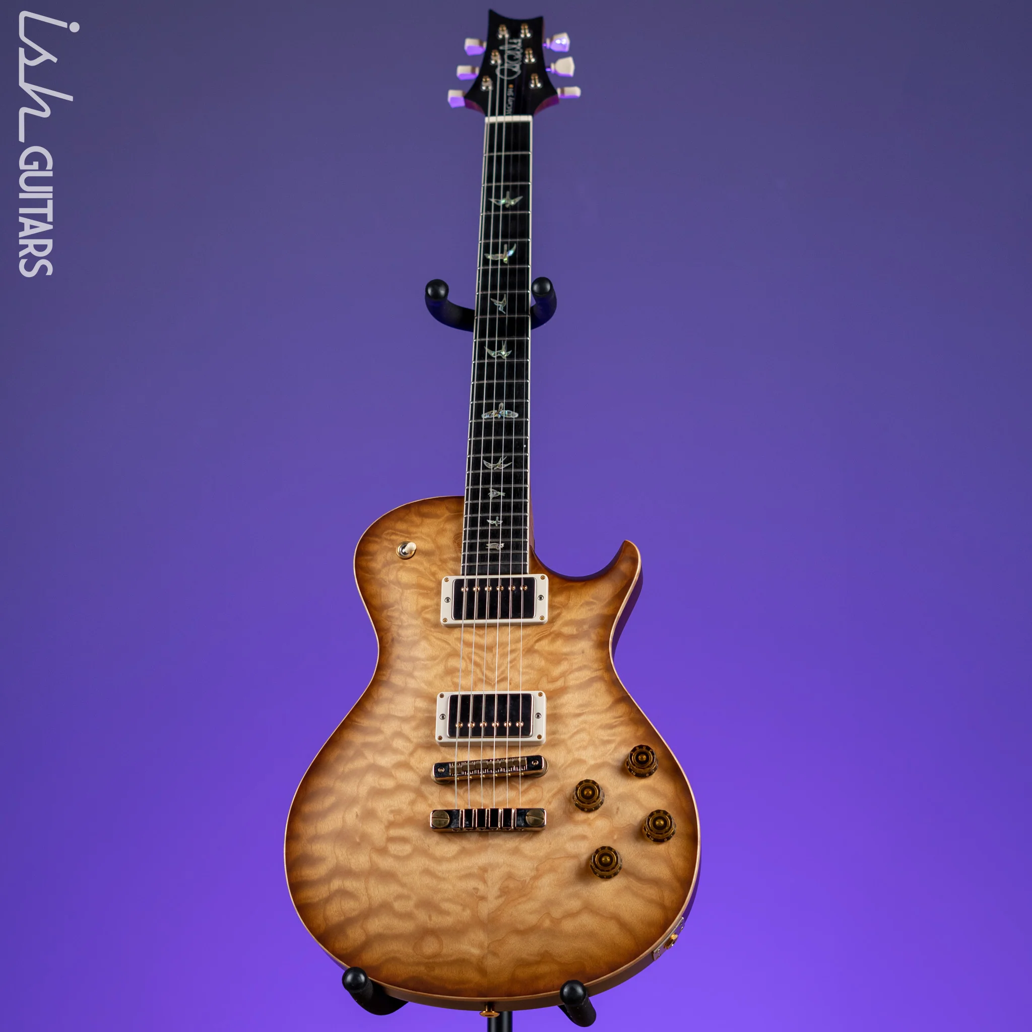 2021 PRS Wood Library McCarty 594 Singlecut 10-Top Antique Natural Satin - Image 2