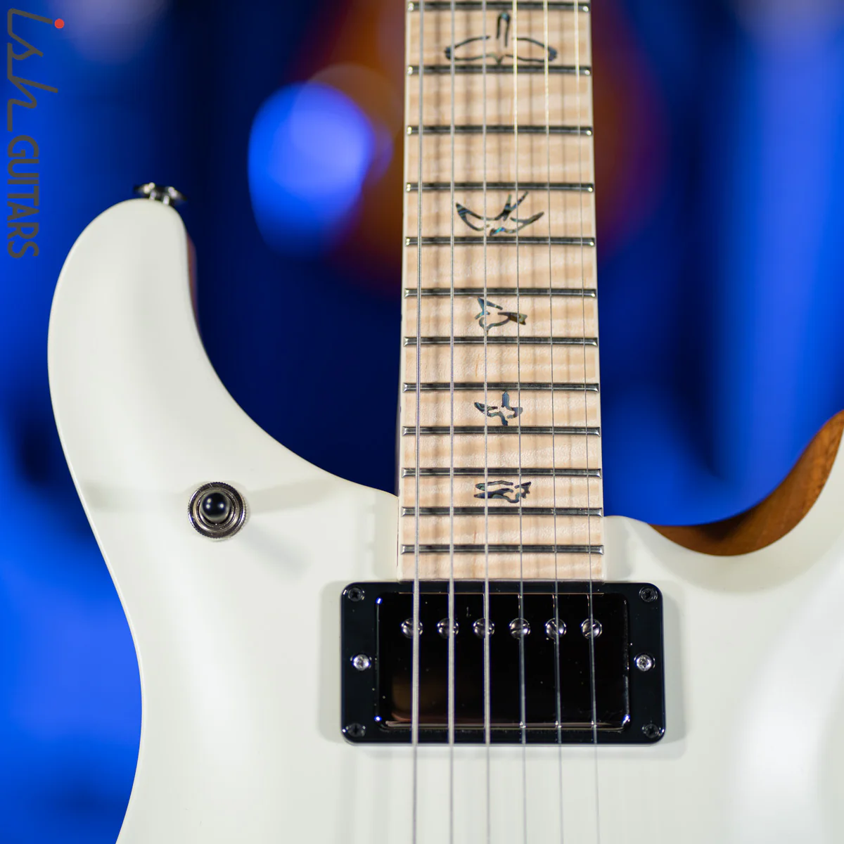PRS McCarty 594 Hollowbody II Wood Library Antique White Satin - Image 3