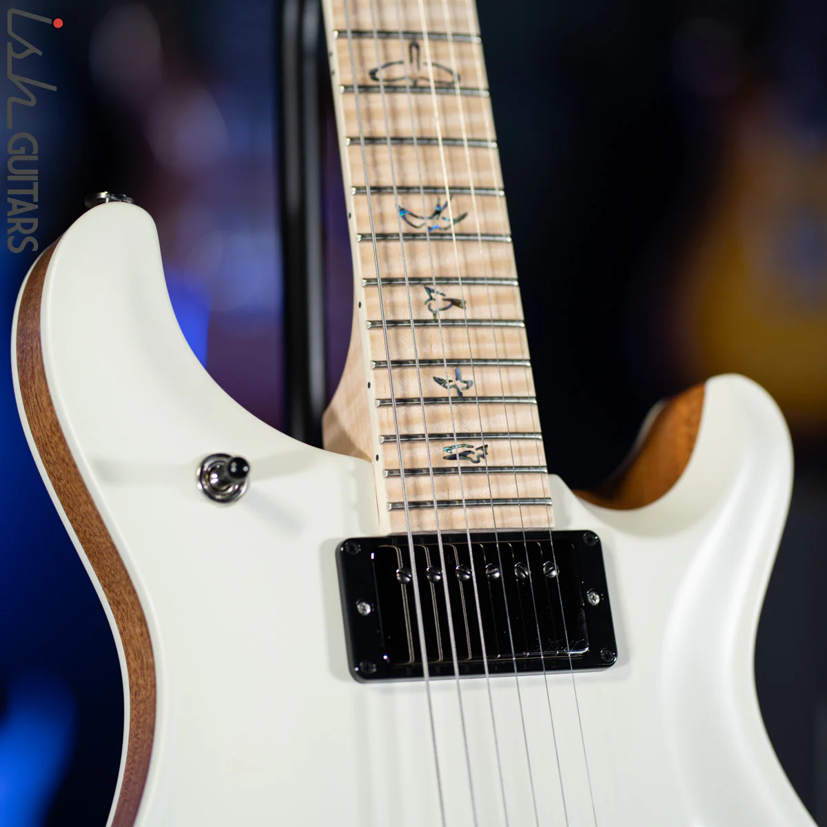 PRS McCarty 594 Hollowbody II Wood Library Antique White Satin - Image 6
