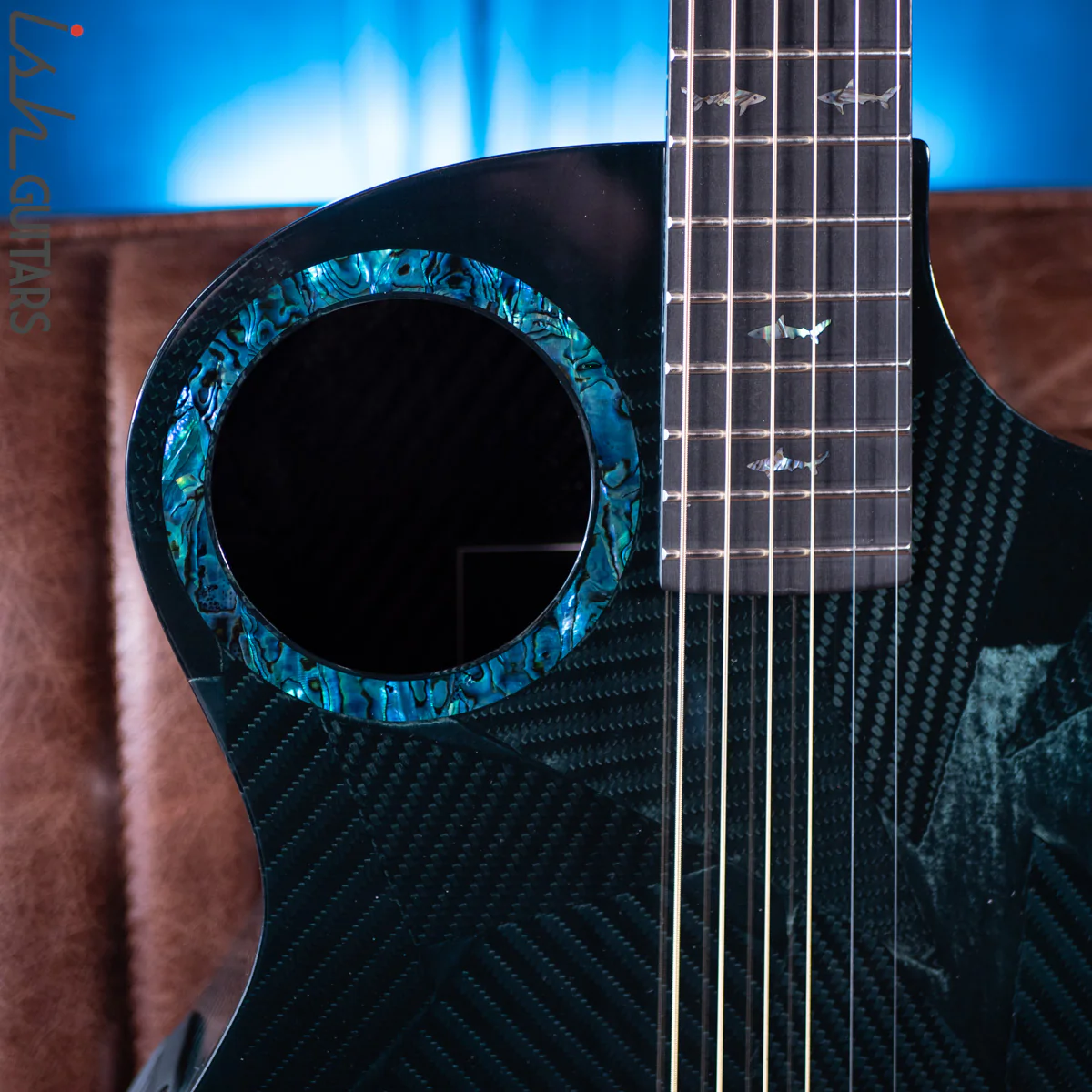 RainSong 25th Anniversary Black Ice Acoustic Guitar - Image 4