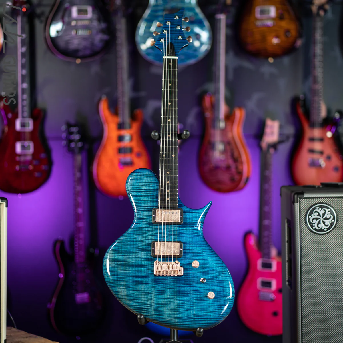 Ritter Porsch Tremolo Paraiba Reef Blue Rose Gold - Image 2