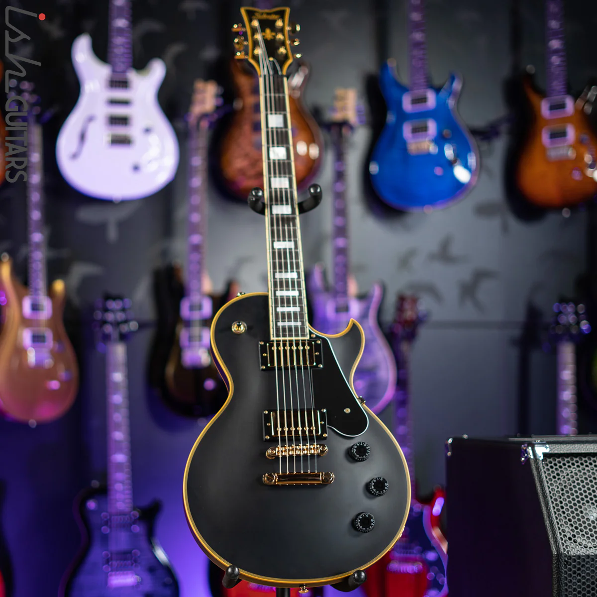 2021 Schecter Solo II Custom Electric Guitar Matte Black - Image 2