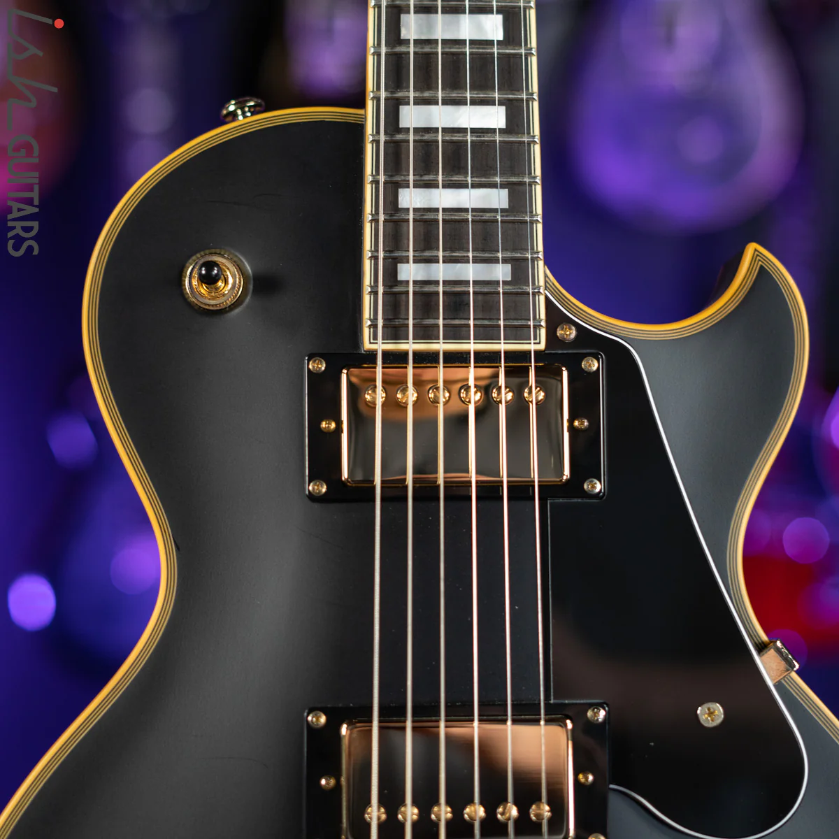 2021 Schecter Solo II Custom Electric Guitar Matte Black - Image 3