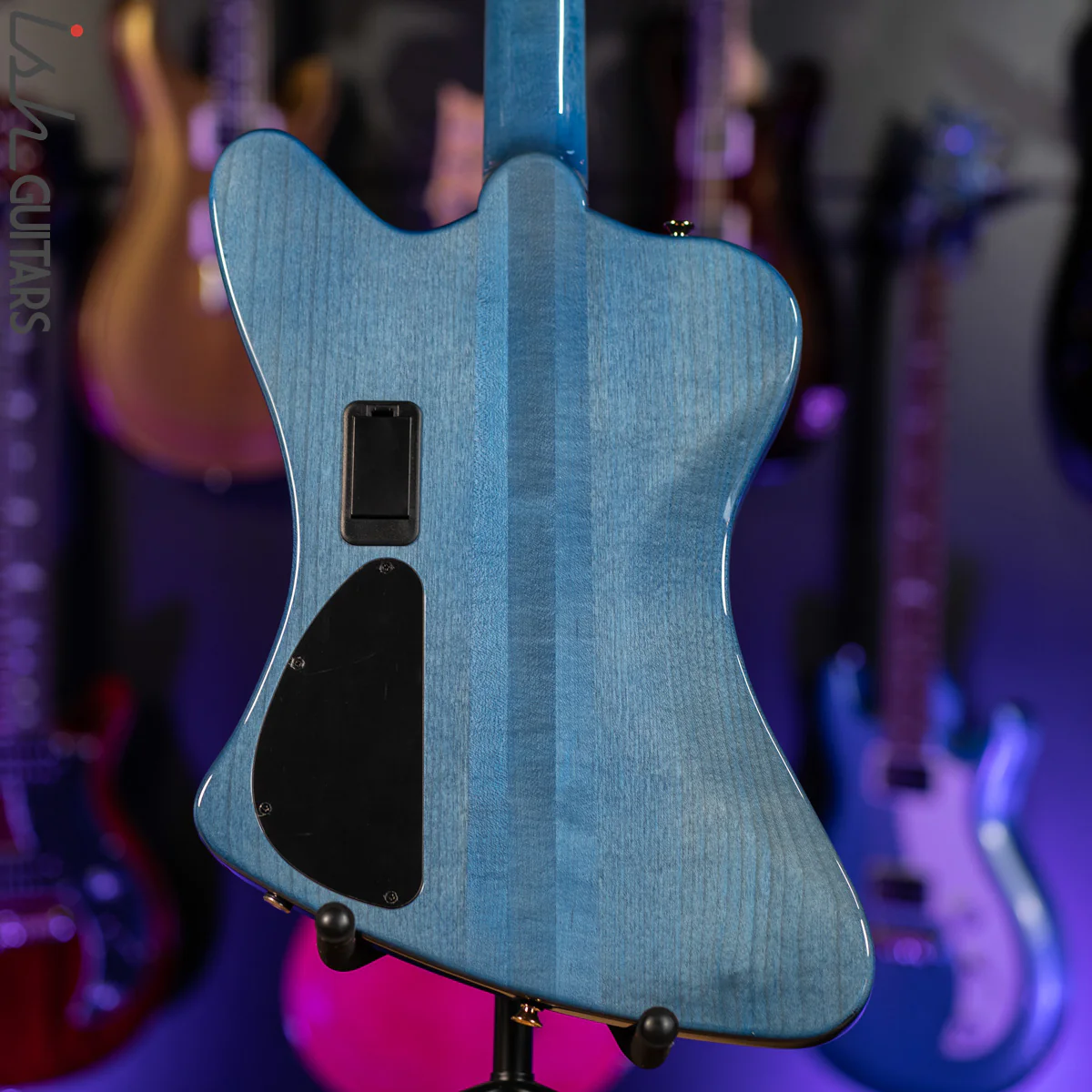 2021 Spector Euro 4X Black and Blue Gloss - Image 7