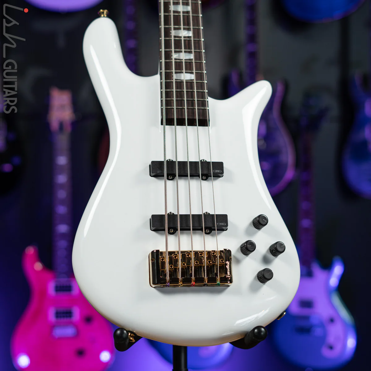 Spector Euro 5 Classic 5-String Bass White Gloss Demo